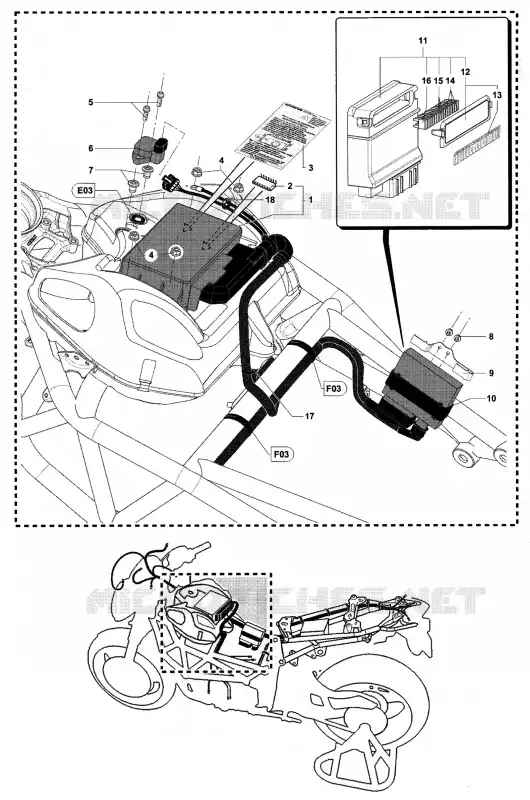 ECU - SPU (2005 / 2006) MV Agusta moto BRUTALE 2007 BRUTALE 910R  BRUTALE 910R