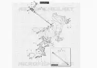 REPOSE PIED GAUCHE ET SELECTEUR  BRUTALE mvagusta-moto 2023 BRUTALE R - RR - SCS 011