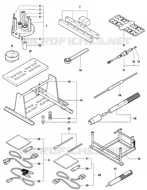 OUTILS DE MAINTENANCE MOTEUR 1 MV Agusta moto BRUTALE 2009 BRUTALE 1078RR  BRUTALE 1078RR