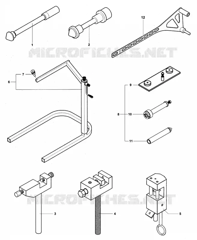 OUTILS DE MAINTENANCE PARTIE CYCLE 2 MV Agusta moto BRUTALE 2012 BRUTALE 920  BRUTALE 920