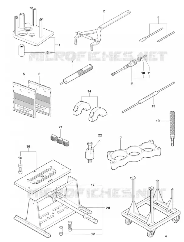 OUTILS DE MAINTENANCE MOTEUR MV Agusta moto F3 2016 F3 675  F3 675