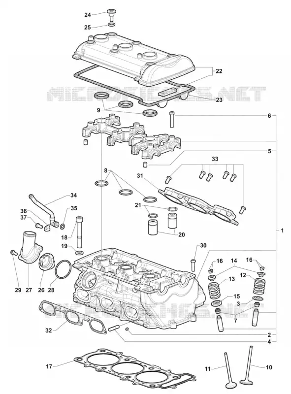 CULASSE MV Agusta moto F3 2014 F3 800  F3 800