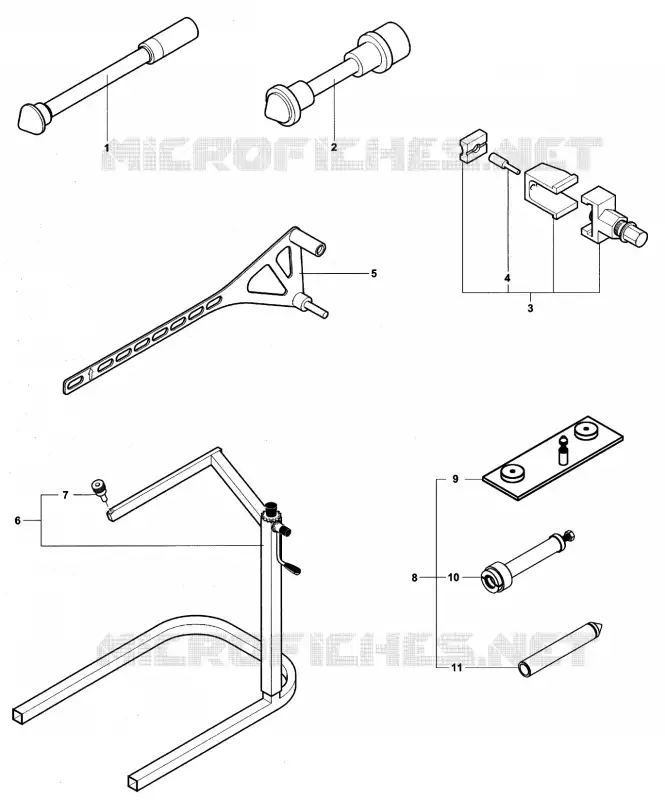 OUTILS DE MAINTENANCE PARTIE CYCLE 2 MV Agusta moto F4 2002 F4 750S  F4 750S