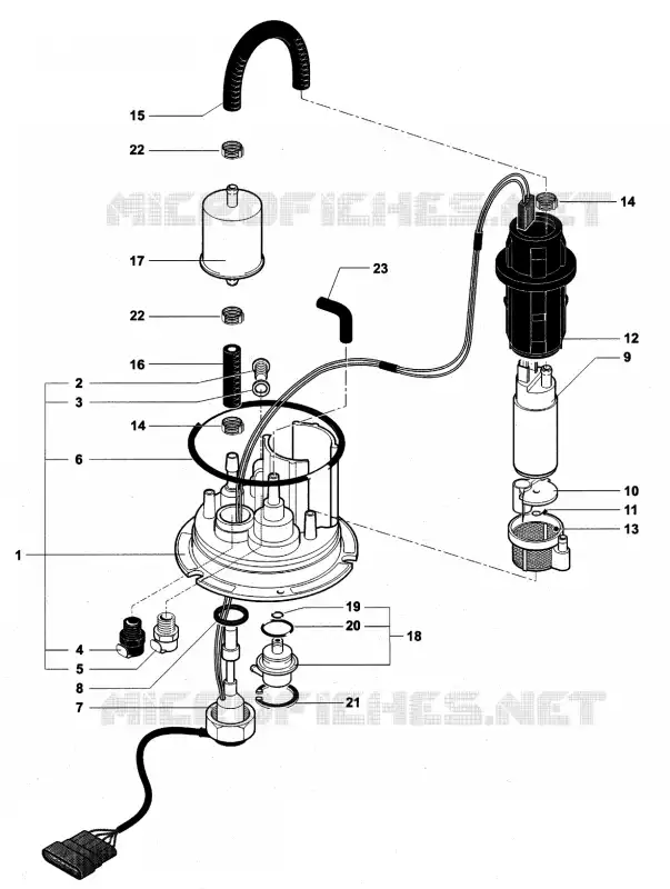 POMPE A ESSENCE MV Agusta moto F4 2002 F4 750 SPR  F4 750 SPR