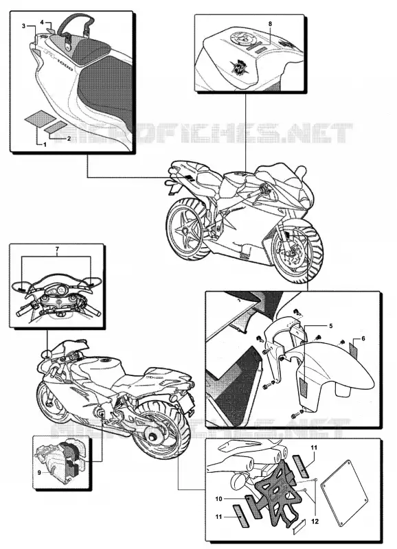 VERSIONS AUTRES PAYS MV Agusta moto F4 2005 F4 AGO  F4 AGO