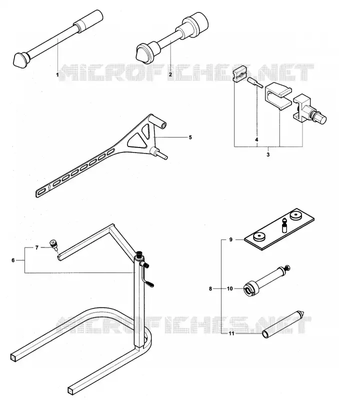 OUTILS DE MAINTENANCE PARTIE CYCLE 2 MV Agusta moto F4 2004 F4 1000S  F4 1000S