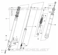 BRAS DE FOURCHE DROIT  F4 mvagusta-moto 2009 F4 312RR 1078 7