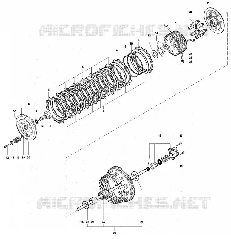 EMBRAYAGE (2008) MV Agusta moto F4 2009 F4 312RR 1078  F4 312RR 1078