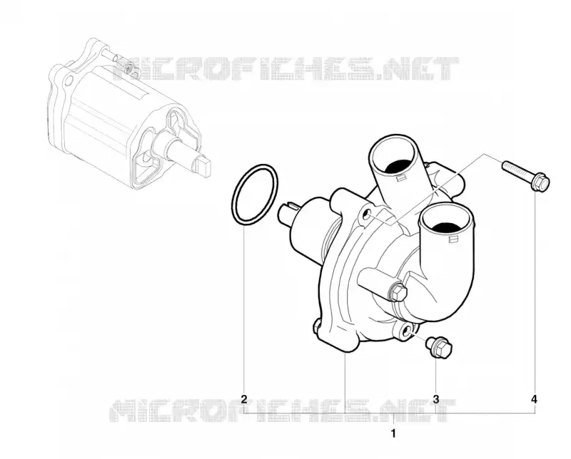 POMPE A EAU MV Agusta moto F4 2014 F4  F4