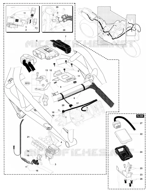 BOITIER CDI MV Agusta moto F4 2013 F4 R  F4 R
