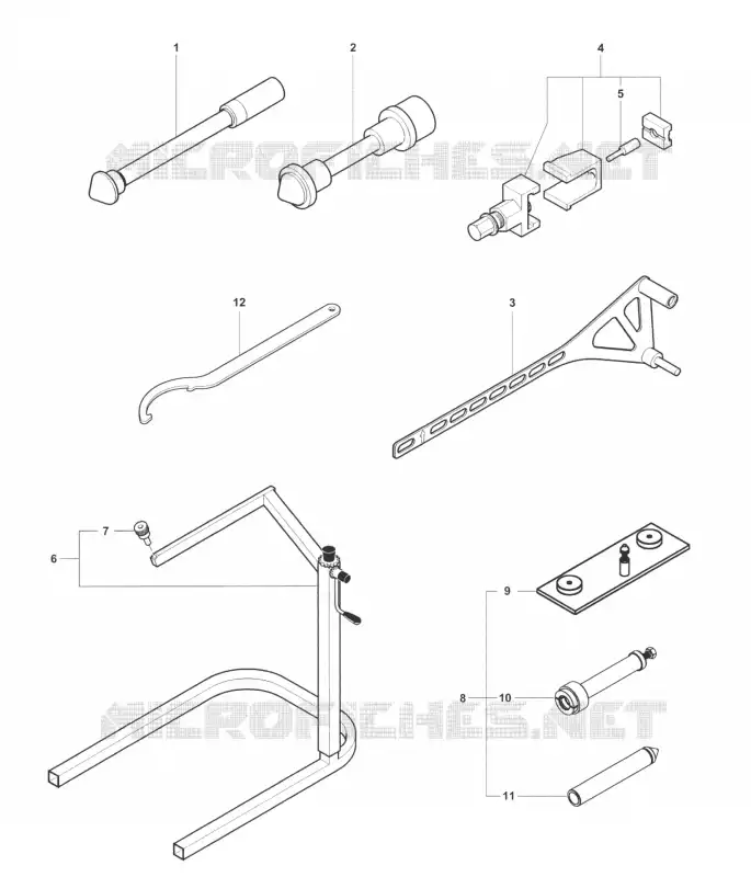 OUTILS DE MAINTENANCE PARTIE CYCLE 2 MV Agusta moto F4 2013 F4 R  F4 R