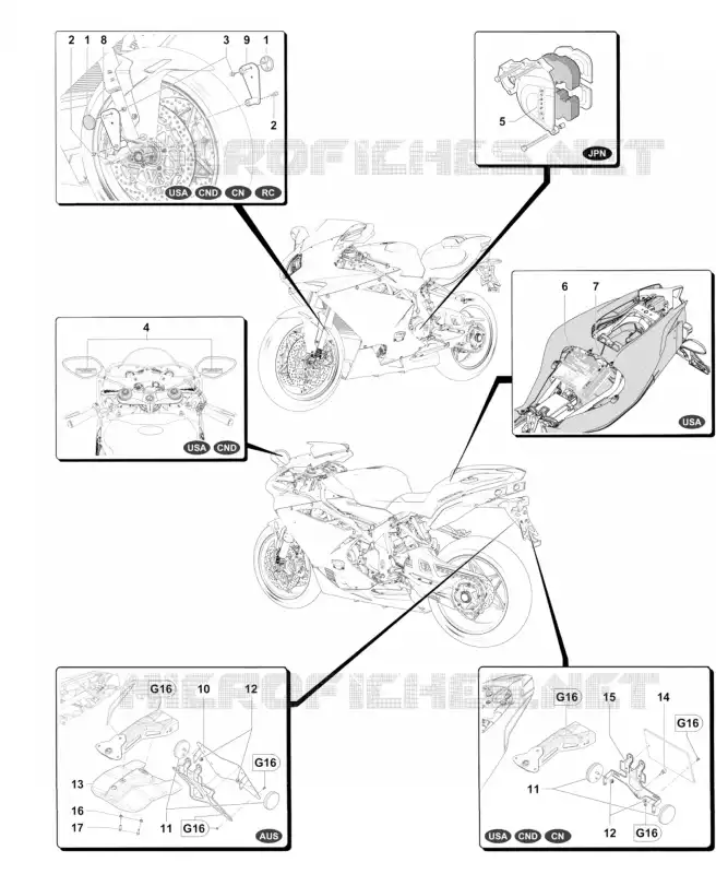 VERSIONS AUTRES PAYS MV Agusta moto F4 2014 F4 R  F4 R