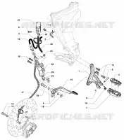 REPOSE PIED DROIT  RIVALE mvagusta-moto 2014 RIVALE 800 4