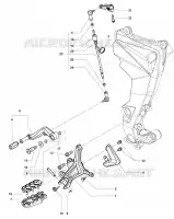 REPOSE PIED GAUCHE  RIVALE mvagusta-moto 2014 RIVALE 800 3