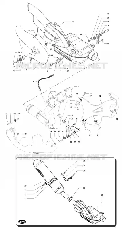 ECHAPPEMENT MV Agusta moto RIVALE 2016 RIVALE 800  RIVALE 800