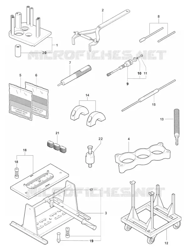 OUTILS DE MAINTENANCE MOTEUR 1 MV Agusta moto DRAGSTER 2016 DRAGSTER RR  DRAGSTER RR